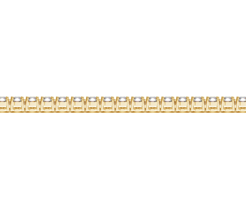Lab Grown Round Diamond Tennis Bracelet in 14k Yellow Gold (6 cctw F/G  VS2/SI1)