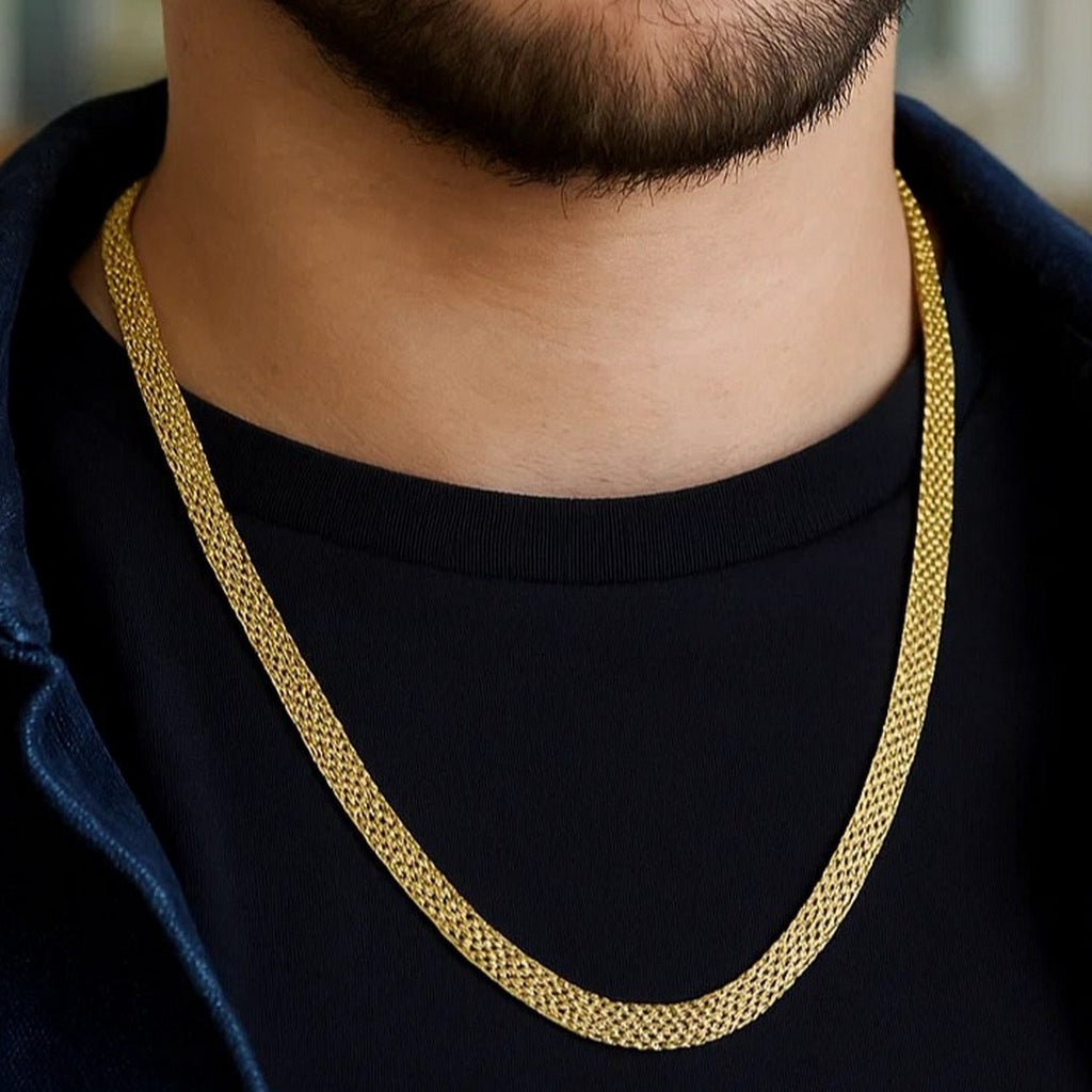 14k Yellow Gold Bismark Chain (7.00 mm)