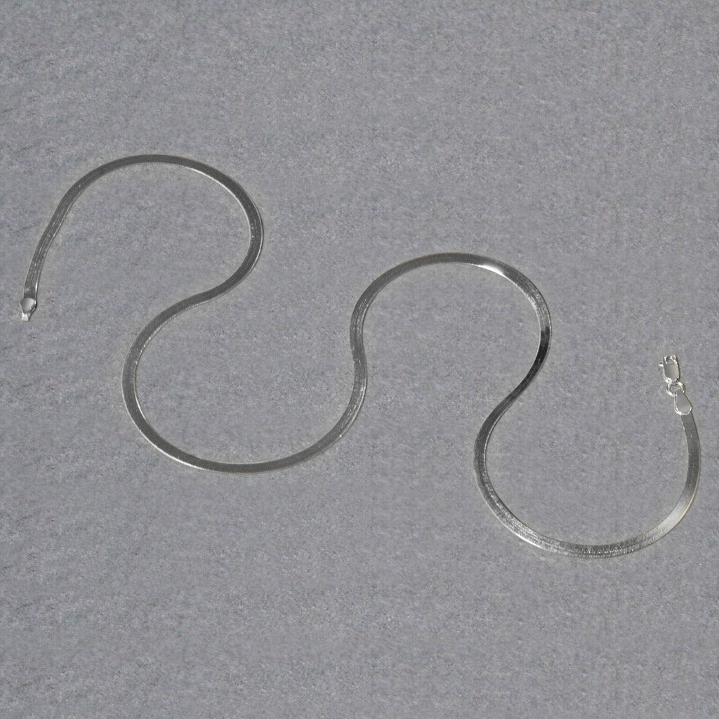 14k White Gold Super Flex Herringbone Chain (2.80 mm)