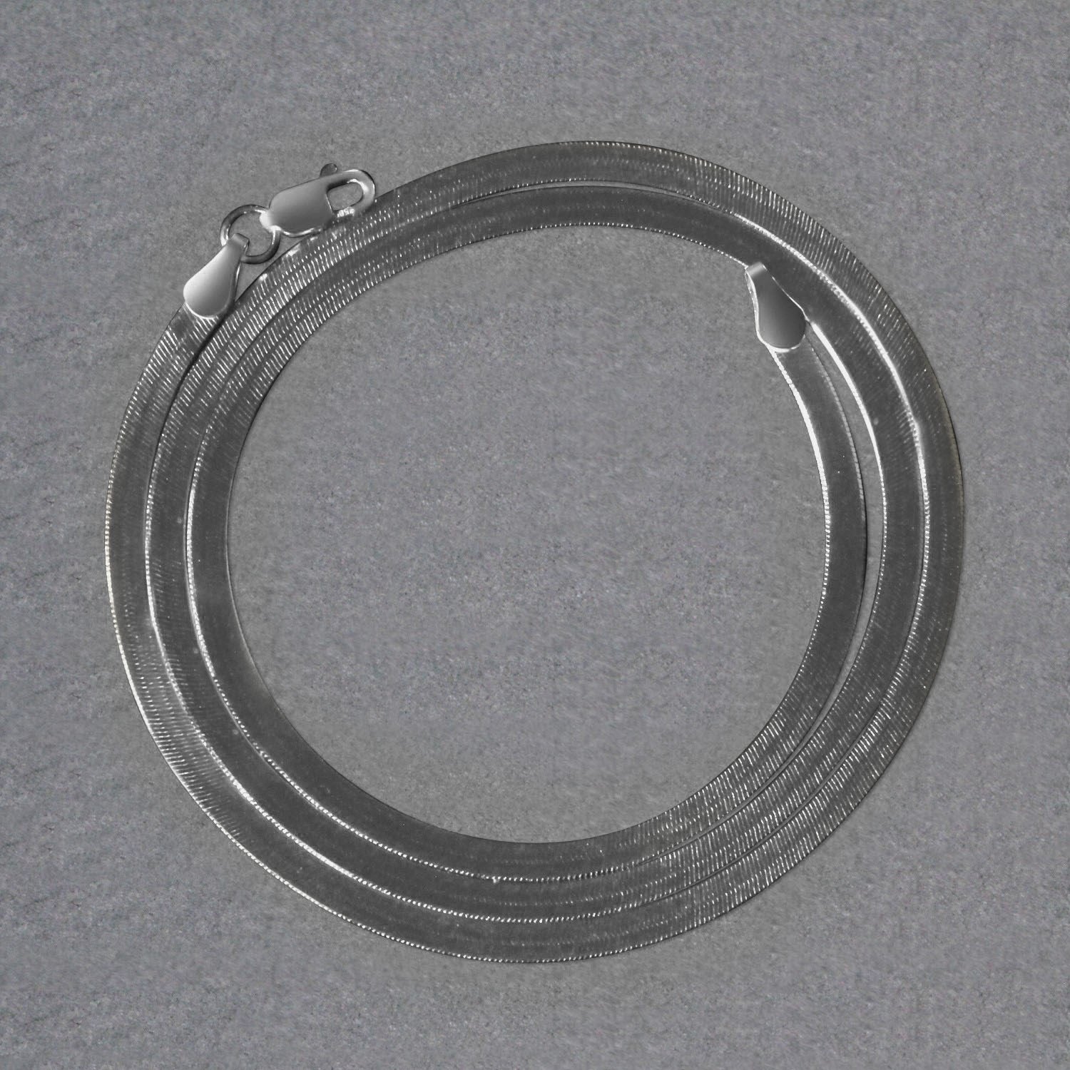 14k White Gold Super Flex Herringbone Chain (2.80 mm)