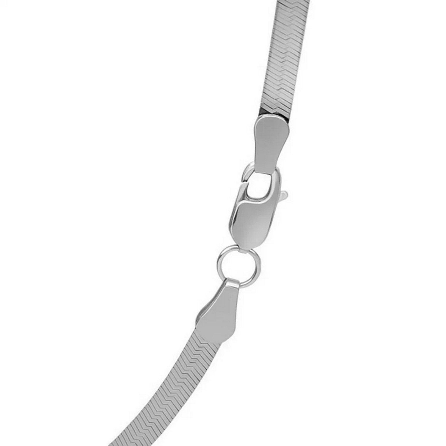 14k White Gold Super Flex Herringbone Chain (2.80 mm)