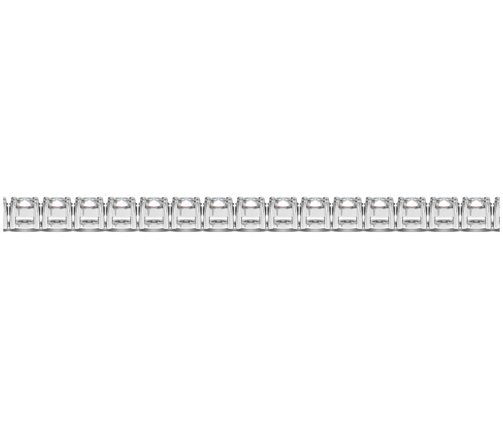 Lab Grown Round Diamond Tennis Bracelet in 14k White Gold (8 cctw F/G  VS2/SI1)