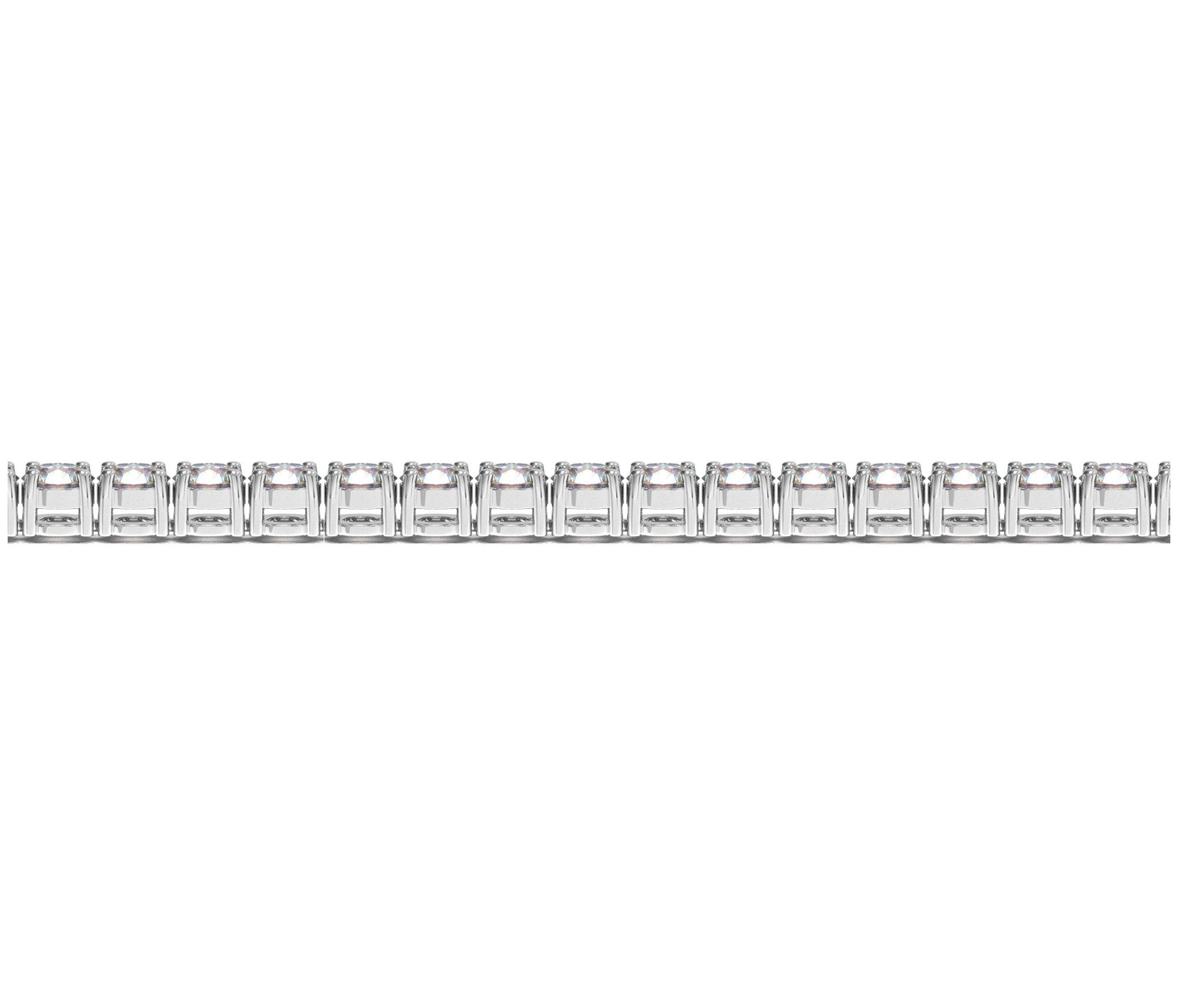 Lab Grown Round Diamond Tennis Bracelet in 14k White Gold (8 cctw F/G  VS2/SI1)