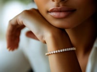 Lab Grown Round Diamond Tennis Bracelet in 14k Yellow Gold (6 cctw F/G  VS2/SI1)