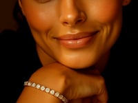 Lab Grown Round Diamond Tennis Bracelet in 14k Yellow Gold(10 cctw F/G  VS2/SI1)